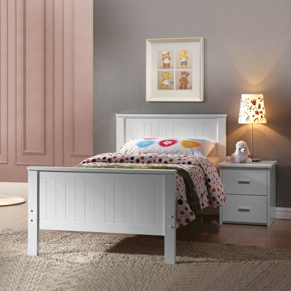 Bungalow Beadboard Twin Panel Bed
