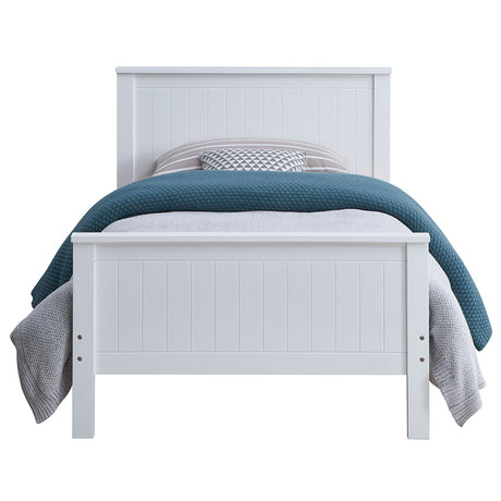 Bungalow Beadboard Twin Panel Bed