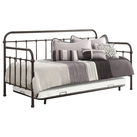 Livingston Metal Spindle Bed & Daybed with Trundle - Twin Daybed with Trundle