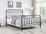 Livingston Metal Spindle Bed & Daybed with Trundle - Farmhouse Dark Bronze, Twin to Eastern King - lifestyle