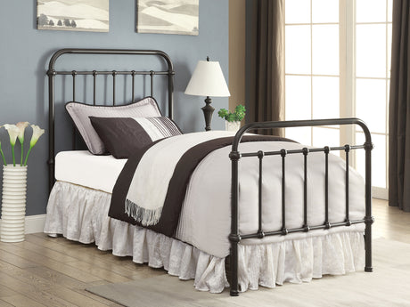 Livingston Metal Spindle Bed & Daybed with Trundle - Farmhouse Dark Bronze, Twin to Eastern King – view 1