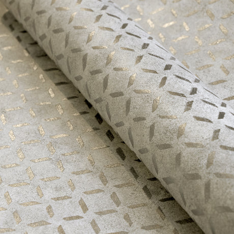 Galerie Urban Classics Metal Drain Grid Wallpaper