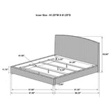 Laughton Hand-Woven Banana Leaf Panel Bed, Headboard & Storage Bench - Coastal Amber with Mahogany, Queen to Cal King – view 11