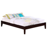 Hounslow Universal Platform Bed Frame - Fully Slatted, No Foundation Needed in Cappuccino, Twin to California King – view 20