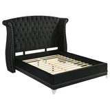 Barzini Upholstered Wingback Bed - Queen Bed