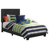 Dorian Faux Leather Upholstered Panel Bed - Twin