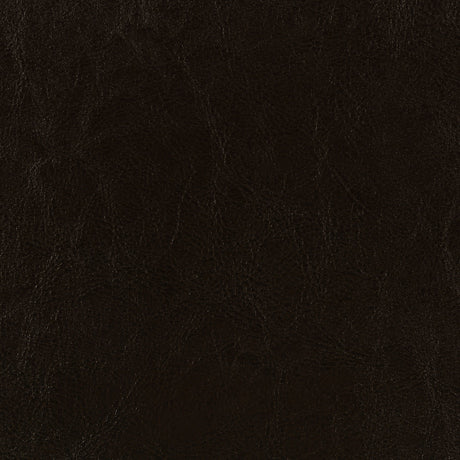 Dorian Upholstered Panel Bed with Padded Headboard - Brown Faux Leather & Black Legs, Twin to California King – view 14