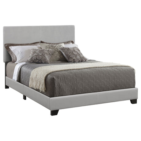 Dorian Faux Leather Upholstered Panel Bed - Queen