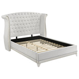 Barzini Crystal-Tufted Wingback Bed & Bedroom Sets - Queen Bed Only