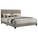 Dorian Upholstered Panel Bed with Padded Headboard - California King