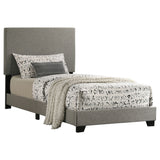 Dorian Upholstered Panel Bed with Padded Headboard - Twin