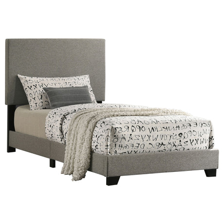 Dorian Upholstered Panel Bed with Padded Headboard - Twin