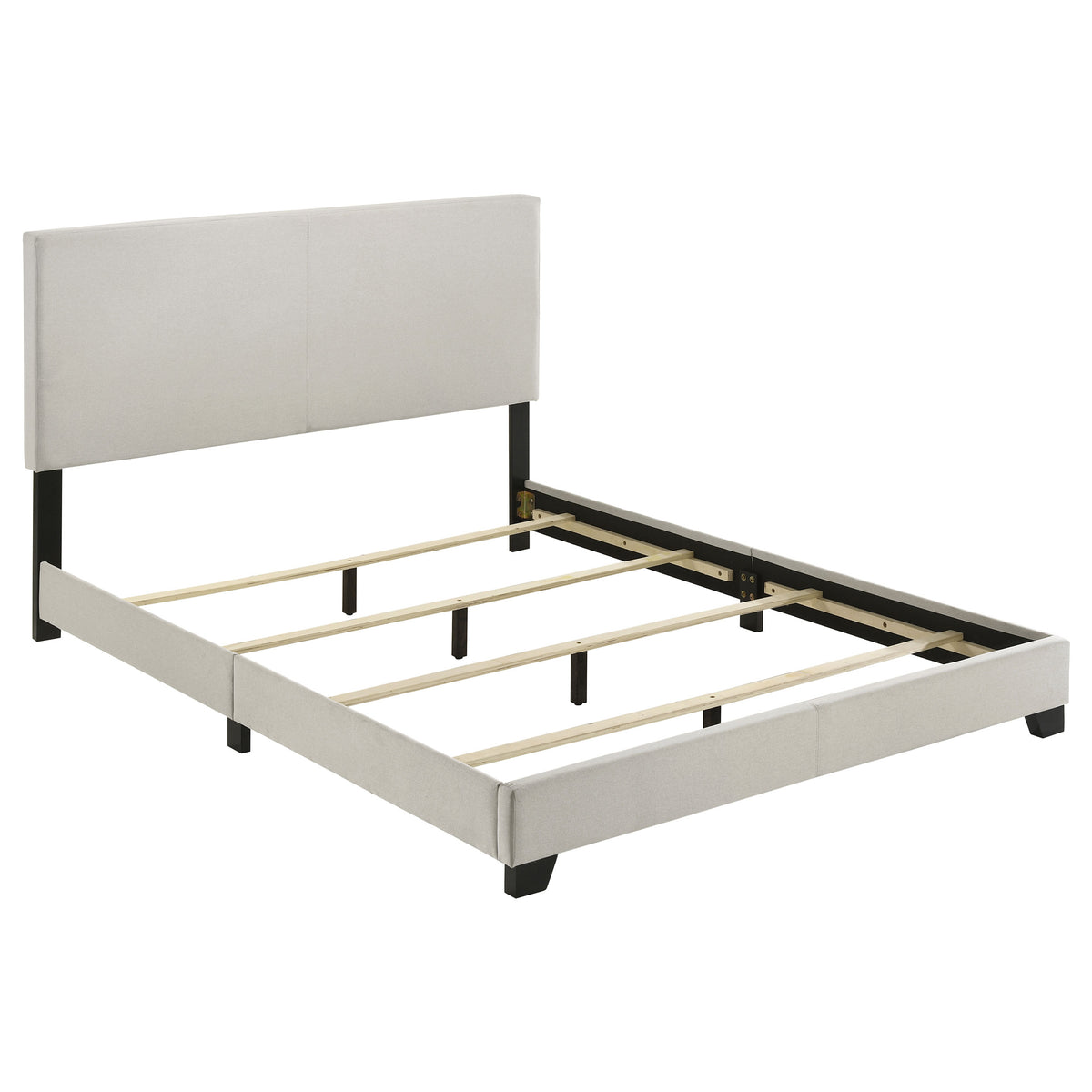 Dorian Upholstered Panel Bed with Padded Headboard - Queen