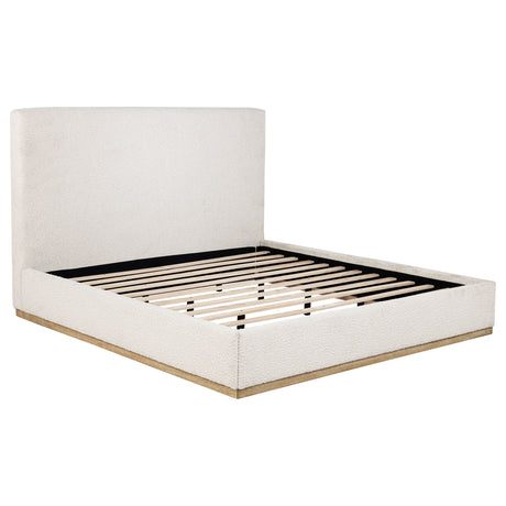 Knox Upholstered Platform Bed with Extra-High Headboard - Eastern King