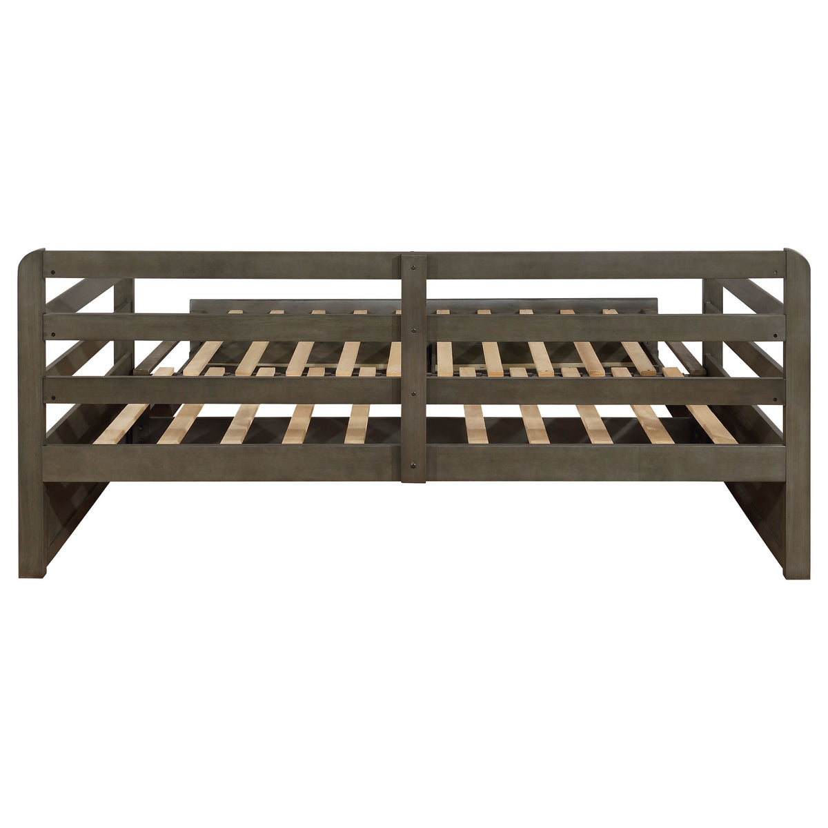 Sorrento Twin XL Storage Daybed with Extension Trundle - 2 Drawers, Grey Wood – view 12