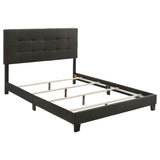 Mapes Upholstered Panel Bed with Button-Tufted Headboard - Full