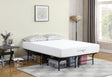 Mabel Folding Metal Platform Bed Frame - No-Tool Black Steel Mattress Support, Twin to Eastern King – view 2