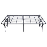 Mabel Folding Metal Platform Bed Frame - No-Tool Black Steel Mattress Support, Twin to Eastern King – view 17