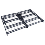 Mabel Folding Metal Platform Bed Frame - No-Tool Black Steel Mattress Support, Twin to Eastern King – view 19