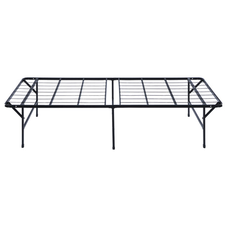 Mabel Folding Metal Platform Bed Frame - No-Tool Black Steel Mattress Support, Twin to Eastern King – view 10