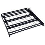 Mabel Folding Metal Platform Bed Frame - No-Tool Black Steel Mattress Support, Twin to Eastern King – view 12