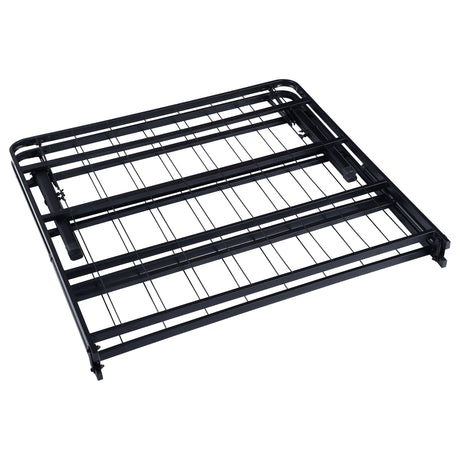 Mabel Folding Metal Platform Bed Frame - No-Tool Black Steel Mattress Support, Twin to Eastern King – view 12
