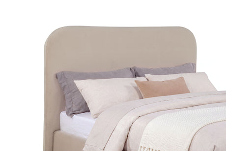 Anders Upholstered Lift-Top Storage Platform Bed - Gas-Lift Hidden Storage in Beige or Chocolate – view 10