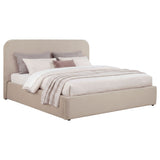 Anders Upholstered Lift-Top Storage Platform Bed - Gas-Lift Hidden Storage in Beige or Chocolate – view 18