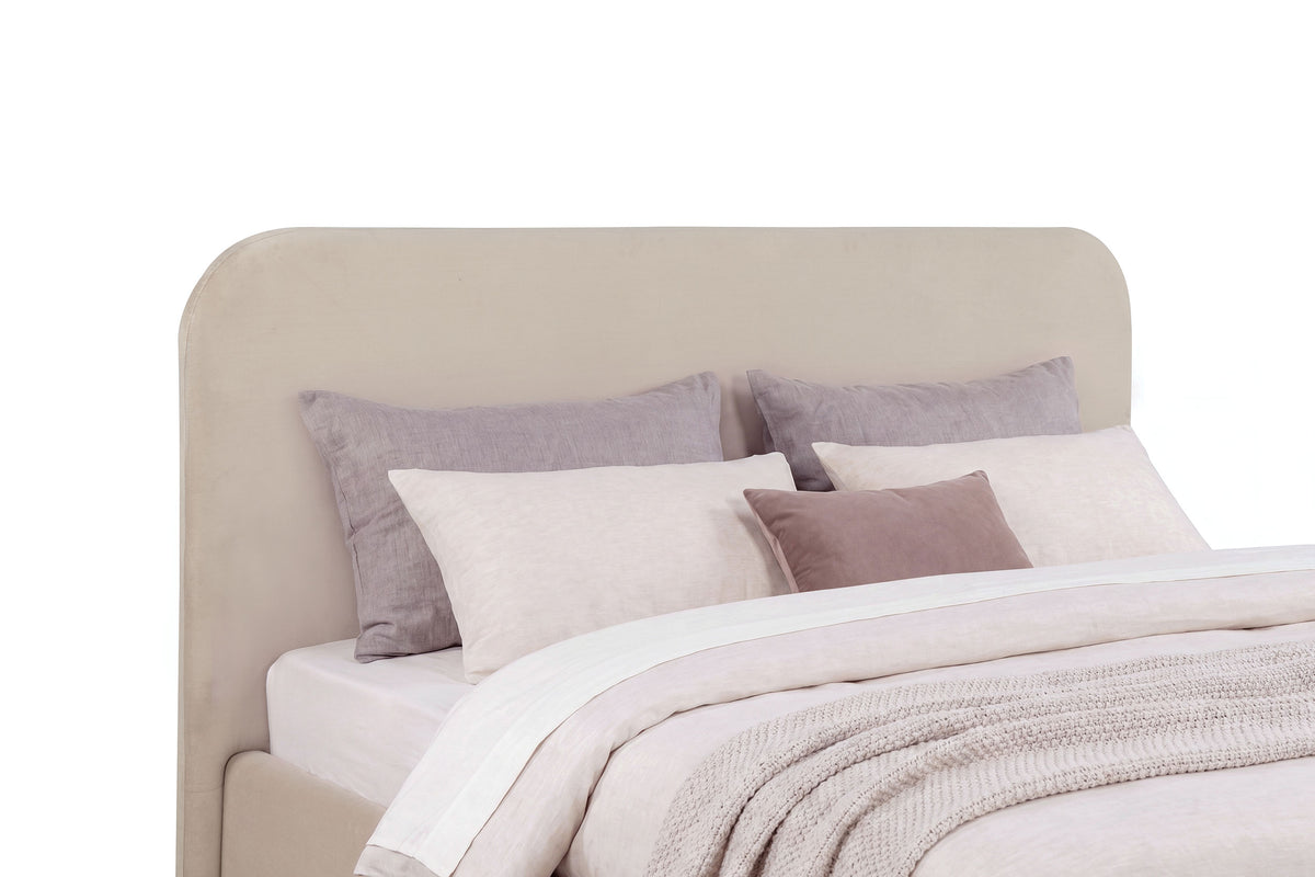 Anders Upholstered Lift-Top Storage Platform Bed - Gas-Lift Hidden Storage in Beige or Chocolate – view 20