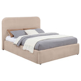 Anders Upholstered Lift-Top Storage Platform Bed - Gas-Lift Hidden Storage in Beige or Chocolate – view 13
