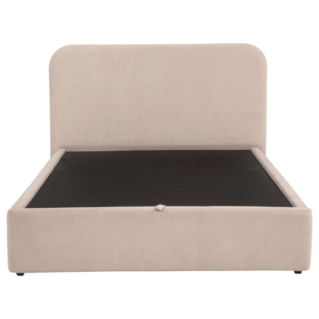 Anders Upholstered Lift-Top Storage Platform Bed - Gas-Lift Hidden Storage in Beige or Chocolate – view 14