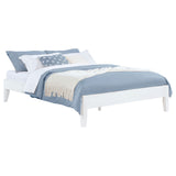 Hounslow Universal Platform Bed Frame - Fully Slatted, Headboard-Ready White Wood, Twin to California King – view 17