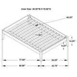 Hounslow Universal Platform Bed Frame - Fully Slatted, Headboard-Ready White Wood, Twin to California King – view 16