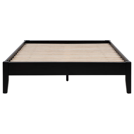 Hounslow Universal Platform Bed Frame - Fully Slatted, No Foundation Needed, Black, Twin to California King – view 15