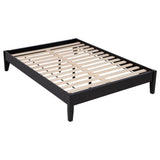 Hounslow Universal Platform Bed Frame - Fully Slatted, No Foundation Needed, Black, Twin to California King – view 16