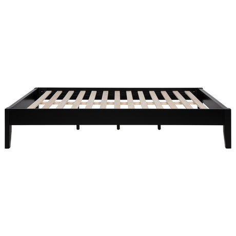 Hounslow Universal Platform Bed Frame - Fully Slatted, No Foundation Needed, Black, Twin to California King – view 17