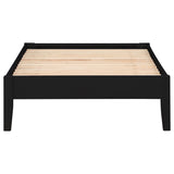 Hounslow Universal Platform Bed Frame - Fully Slatted, No Foundation Needed, Black, Twin to California King – view 9
