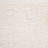 Rebecca Faux Fur Upholstered Panel Bed - Plush Cream Padded Headboard, Queen to California King – view 10