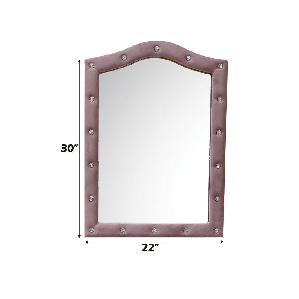 Reggie Tufted Upholstered Mirror