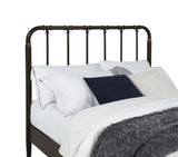 Rocco Open Frame Bed with Water Pipe-Inspired Wood Design - Dark Bronze, Twin to Eastern King – view 9