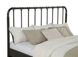 Rocco Open Frame Bed with Water Pipe-Inspired Wood Design - Dark Bronze, Twin to Eastern King – view 15