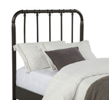 Rocco Open Frame Bed with Water Pipe-Inspired Wood Design - Dark Bronze, Twin to Eastern King – view 6