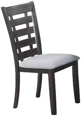 Bailey 7-Piece Dining Room Set - Traditional 78-Inch Table and 6 Chairs in Espresso