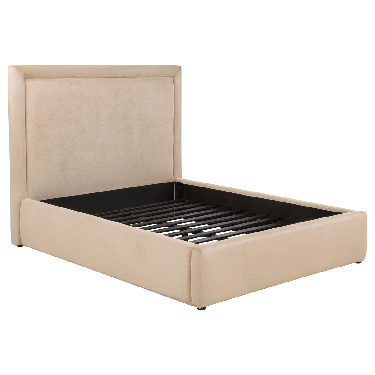 Lawson Upholstered Platform Bed - Light Saddle