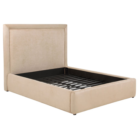 Lawson Upholstered Platform Bed - Light Saddle