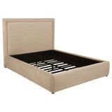 Lawson Upholstered Platform Bed - Light Saddle