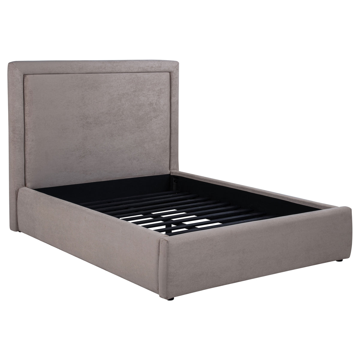 Lawson Upholstered Platform Bed - Mushroom