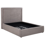 Lawson Upholstered Platform Bed - Mushroom