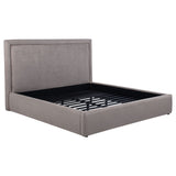 Lawson Upholstered Platform Bed - Mushroom