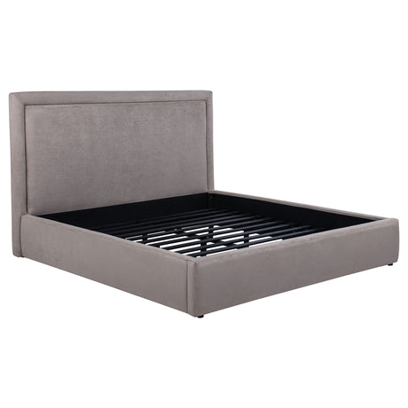 Lawson Upholstered Platform Bed - Mushroom